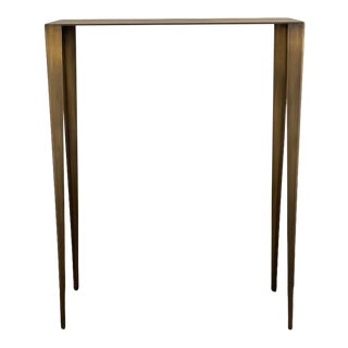 ABC Carpet & Home en Ponte Brass Console For Sale