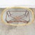 1960s Mid Century Modern Cocktail Table Coffee Side End Glass Brass Gold Bamboo For Sale - Image 4 of 11
