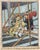 Two men is a modern artwork realized by Gabriele Galantara (1865-1937) in 1909. Watercolor, ink, tempera and pencil on...