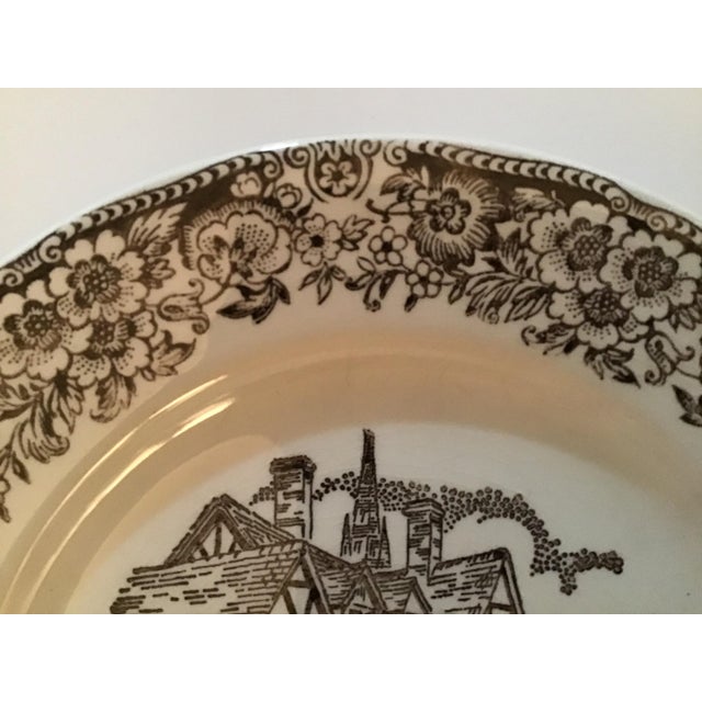 Vintage Tudor Village Side Plates By Broadhurst Ironstone Staffordshire Style England Set Of 4 Chairish