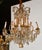 1910s Italian Beaded Giltwood Chandelier For Sale - Image 5 of 9