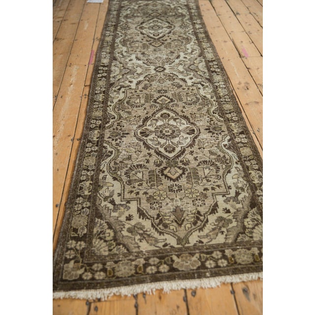 Traditional Vintage Distressed Dargezine Rug Runner - 2'8" x 9'11" For Sale - Image 3 of 8