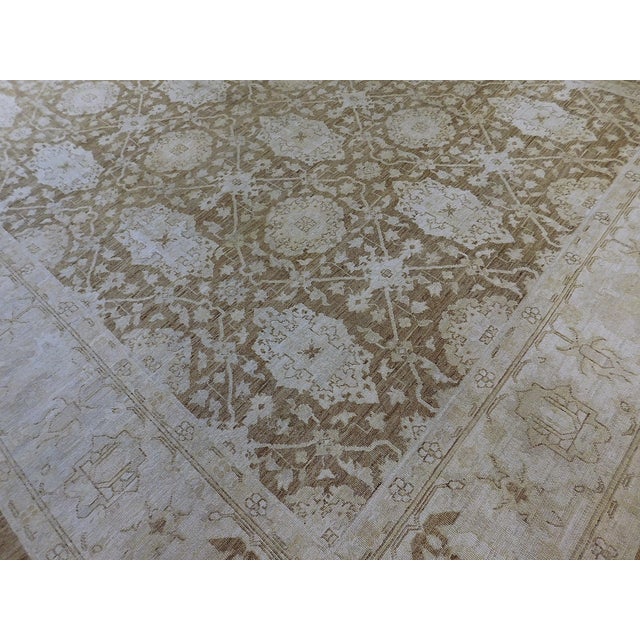 Handmade Room Size Zero Cut Pile Rug. 8'1"x 10' For Sale - Image 12 of 18