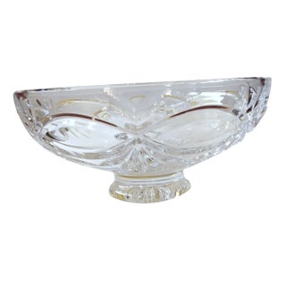 Contemporary Waterford Happy Anniversary Footed Bowl For Sale