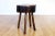 Rustic Brutalist Stool in Sold Oak, 1950s For Sale - Image 12 of 12