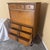 Mid 20th Century Vintage 1960s Bassett Mayan Walnut Secretary Desk Highboy For Sale - Image 5 of 11