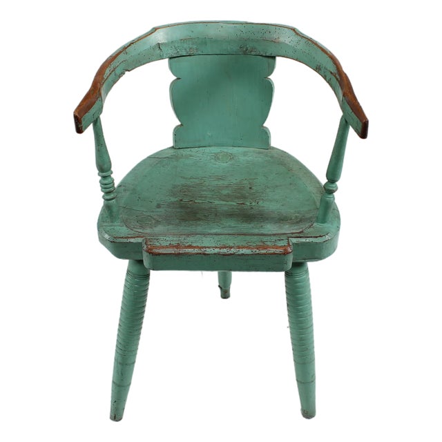 Antique Swedish Armchair by Axel Einar Hjorth, 1850s For Sale
