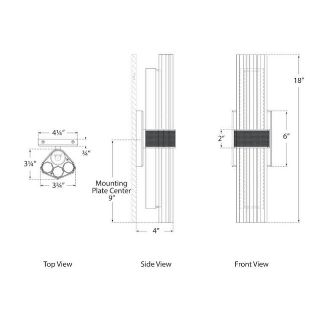 Modern Lauren Rottet for Visual Comfort Signature Fascio 18" Sconce in Hand-Rubbed Antique Brass with Crystal For Sale - Image 3 of 3