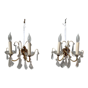 Vintage Pair of Petit French Sconces.