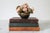 Vintage brass swan dish. Made in India. Some patina and residual glue inside dish. Faux flowers not included.