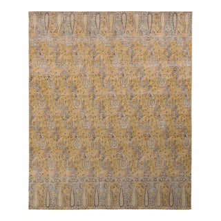 Rug & Kilim’s Oversized Parker Rug in Yellow, 12x16 For Sale