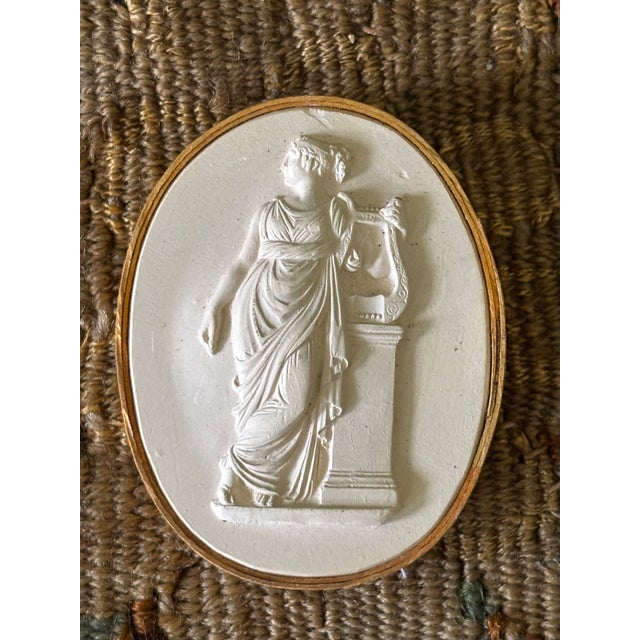 Antique Italian Grand Tour Plaster Intaglios - Set of 6 (Group #10) For Sale - Image 4 of 11