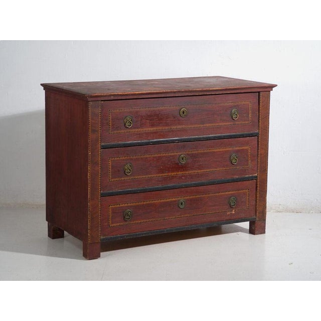 Biedermeier Pine Chest by Amaru For Sale - Image 11 of 11