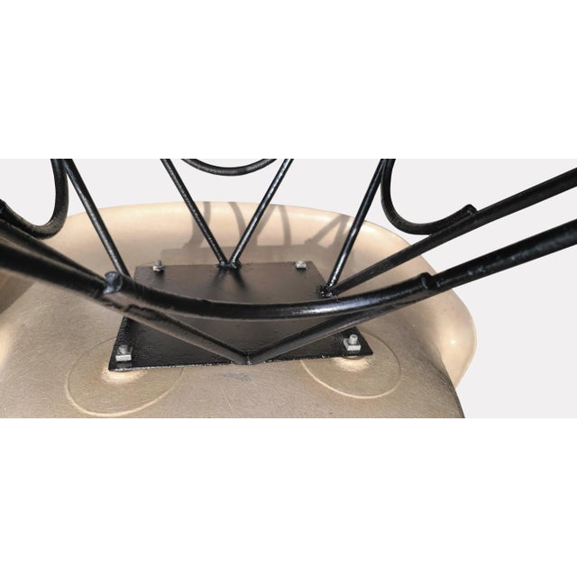 Pair of Fiberglass Armchairs With Angled Profiles in the Style of Lawrence Peabody For Sale - Image 10 of 11