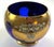 Early 20th Century Early 20th Century Bohemian-Hand Blown and Cut, Cobalt Blue, 24 Karat Gold Encrusted Punch Bowl Set- With Enameled Three Dimensional Flowers - 15pcs For Sale - Image 5 of 11