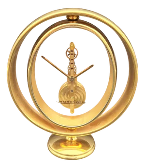 Mid-Century Skeleton Table Clock from Jaeger-Lecoultre, 1979