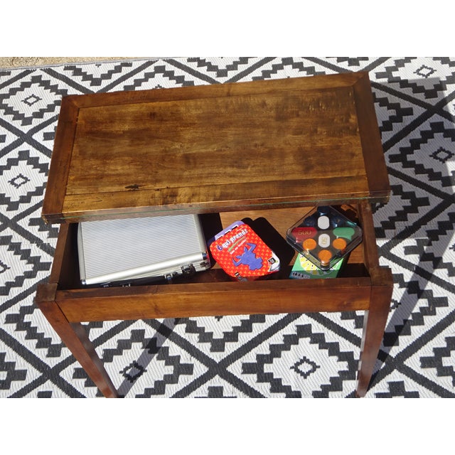 Antique Game Table in Walnut, 1800s For Sale - Image 12 of 18
