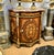 2020s Exquisite French Accent Cabinet With Floral Marquetry, Marble Top & Bronze Mounts For Sale - Image 5 of 5