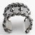 Givenchy Paris High-Gloss Gunmetal Chains and Studs Cuff Bracelet For Sale - Image 15 of 16