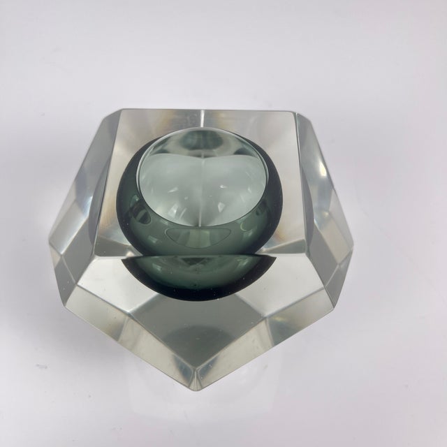 Sommerso Ashtray in Murano Glass, Italy, 1970 For Sale - Image 6 of 12