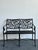 Black Vintage Wrought Iron Ivy Bench For Sale - Image 8 of 12