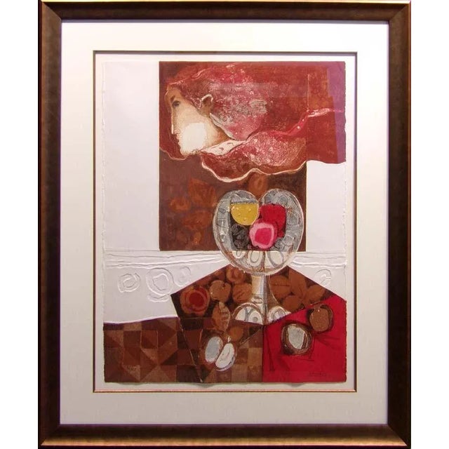 Paper 1990s "Perspectiva Con Imagen" Sunol Alvar Hand Signed Print For Sale - Image 7 of 7