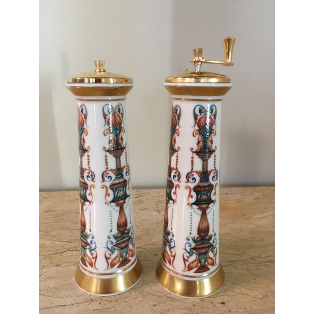 Porcelain Lenox Lido Salt & Pepper Mill Set A Pair Chairish