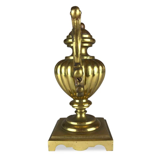 Antique Golden Vases, Set of 2 For Sale - Image 3 of 7