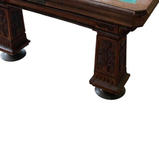 Art Nouveau Billiard Table For Sale - Image 3 of 6