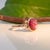 Metal 4.6Ct Star Ruby Ring With Earth-Mined Diamond Accents: Solid 14k Gold, 10x8mm For Sale - Image 7 of 9