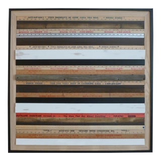 "Strata" Original Mixed-Media Sculptural Wall Art by Scott Spencer For Sale