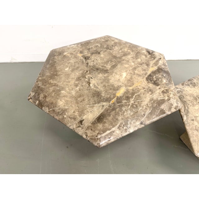 Italian Marble Coffee Tables, 1970, Set of 2 For Sale - Image 16 of 18