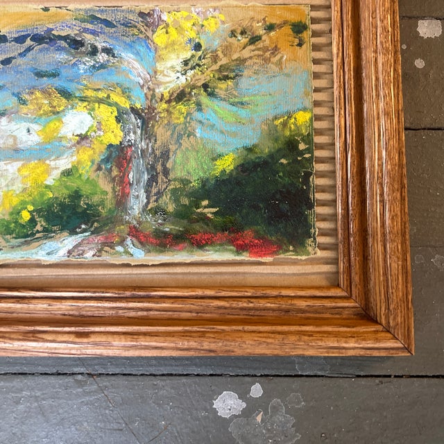Abstract Expressionism 1970’s Original Abstract Expressionist Landscape Monoprint For Sale - Image 3 of 4