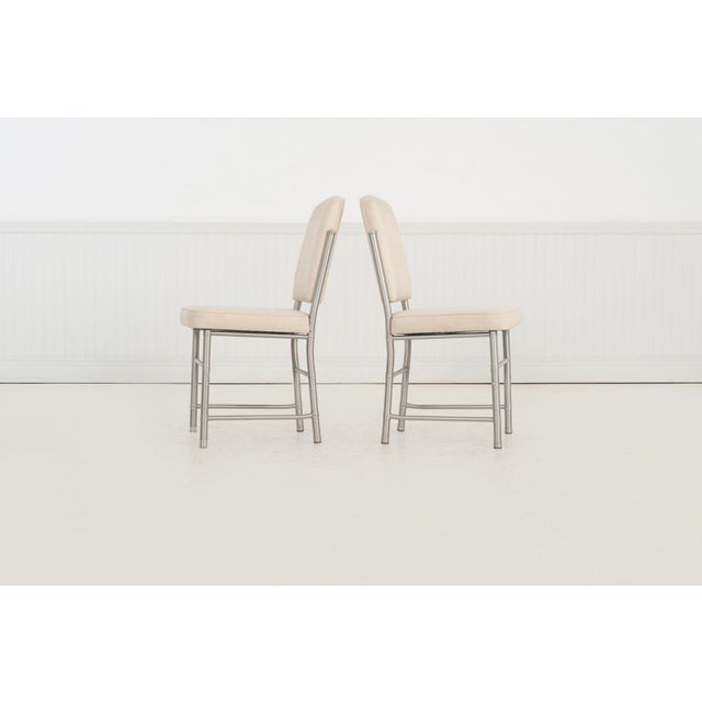 Metal Pair of Warren McArthur Side Chairs 1930c. For Sale - Image 7 of 14