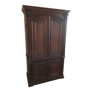 Lillian August Solid Wood Armoire For Sale