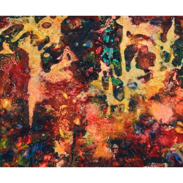 Abstract Expressionism Ralph Edward Joosten "Inner Space" Abstract Monotype Print 1997 For Sale - Image 3 of 6