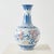 Iron Red Blue & White Porcelain Vase This Chinese pear-shaped porcelain vase showcases a harmonious blend of classic blue-...