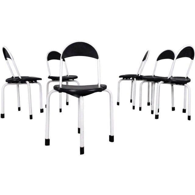 Clack Model Chairs by Lucci & Orlandini for for Lamm, 1970s, Set of 6 For Sale - Image 12 of 12