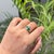 1.34ct Natural Heart Emerald & Diamond Proposal Ring in 14k Yellow Gold Size 4 For Sale In New York - Image 6 of 18