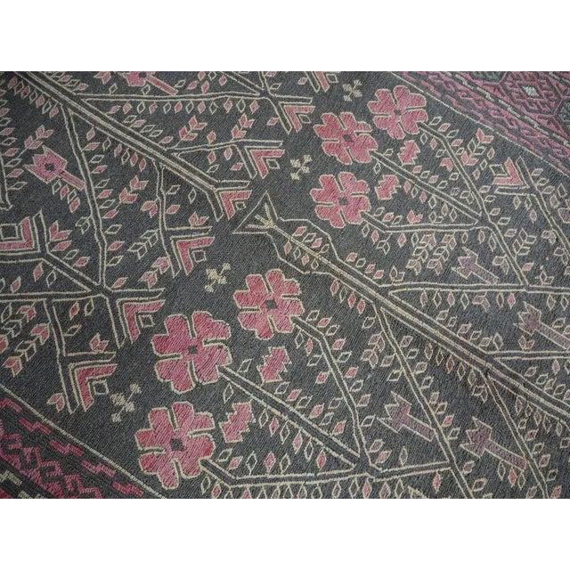 Vintage Afghanistan Kilim Rug, 1940s For Sale - Image 10 of 13