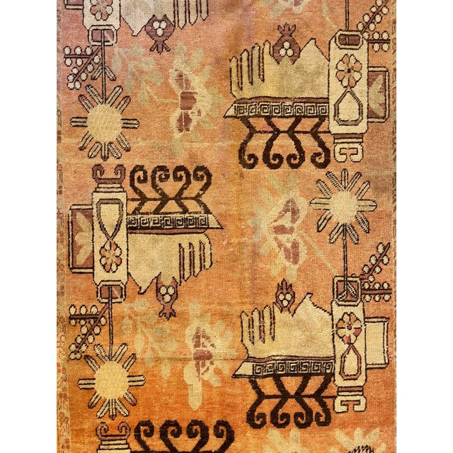 Antique Samarkand Rugs: The desert oasis of Khotan was an important stop on the Silk Road. The people of Khotan were...