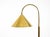 Large Mid-Century Modern Brass Table Lamp with Conical Shade, 1960s For Sale - Image 10 of 18