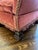 1920s 1920s Spanish Revival Tuxedo Couch in Red Velvet For Sale - Image 5 of 12