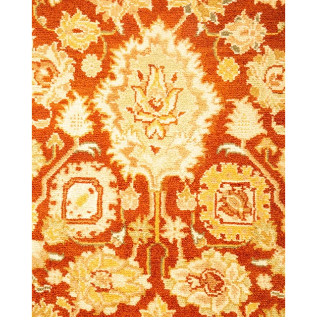 Traditional Mogul, One-of-a-Kind Hand-Knotted Area Rug in Brown, 2' 8" x 13' 2" For Sale - Image 3 of 8