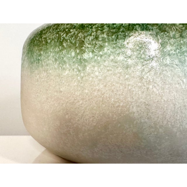 Studio Ceramic Vase with Crystalline Effect Glaze by Elisabeth Grosser, Germany, 1980s For Sale - Image 13 of 16