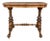 Victorian Burr Walnut Stretcher Table, 1875 For Sale