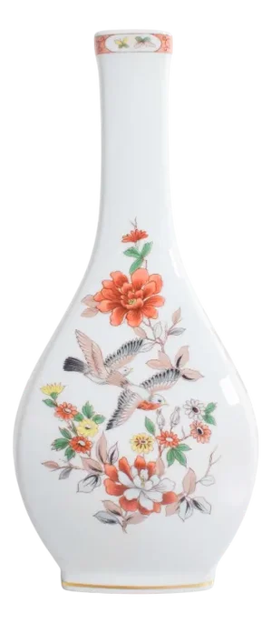 Square Bottle in Vista Alegre Porcelain, 1910