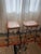 Modern Brazilian Metal Counter Stool, Set of 2 For Sale In Sacramento - Image 6 of 7