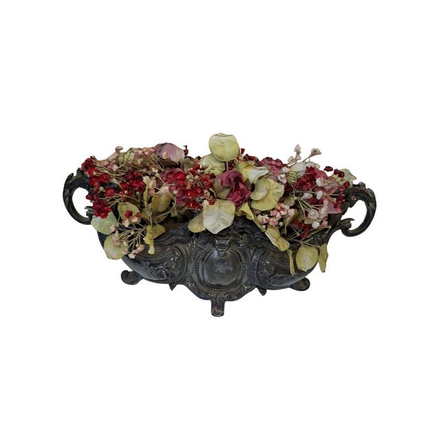 Antique Centerpiece with Mirror, 1900s For Sale - Image 9 of 18