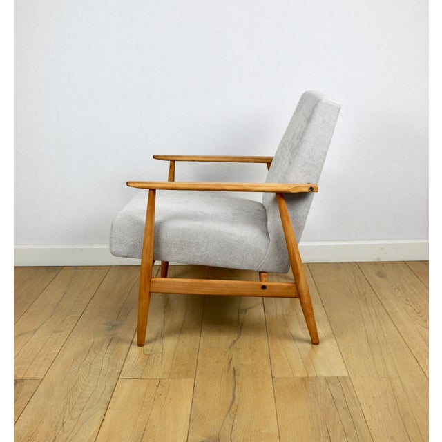 Lis Chair in Light Green from Henryk Lis, 1970s For Sale - Image 6 of 13